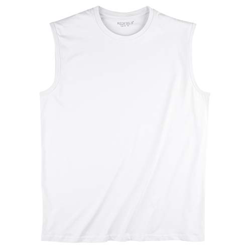 Preisvergleich Produktbild Redfield XXL Muskelshirt weiß Übergröße, XL Größe:5XL