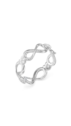 GUESS Bague pour Femme Acier Inoxydable JUBR06050JWRH52 Taille 52