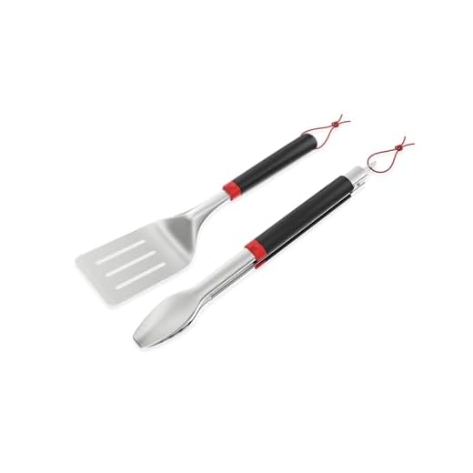 Weber Grillset/Zweiteilig, besteht aus Grillzange & Wender, komfortabler Griff, spühlmaschinenfest (3401326)