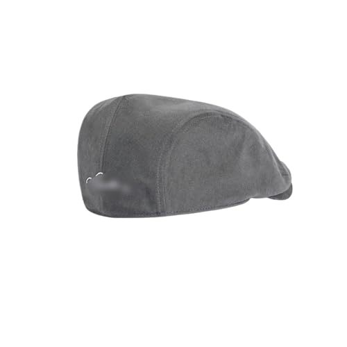 Grey Beret Reversible Cap Duck Tongue Hat Men's Newsboy Hat