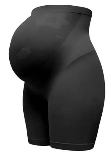 Maternity Support Shorts High Waist for Comfort During Pregn...