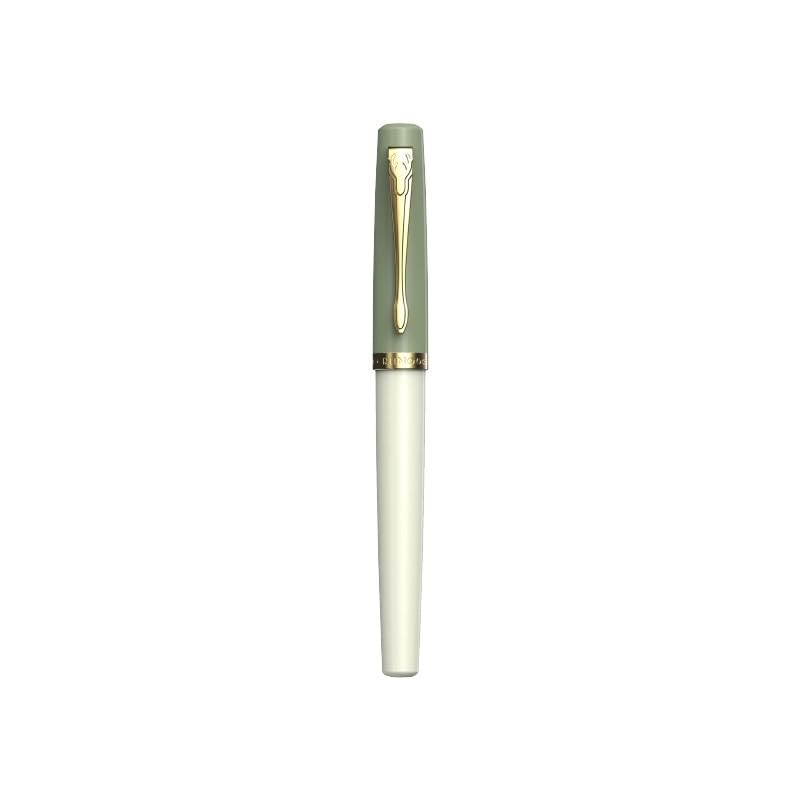 Stylo-plume rétro vert exquis avec coffret cadeau homme femme de luxe