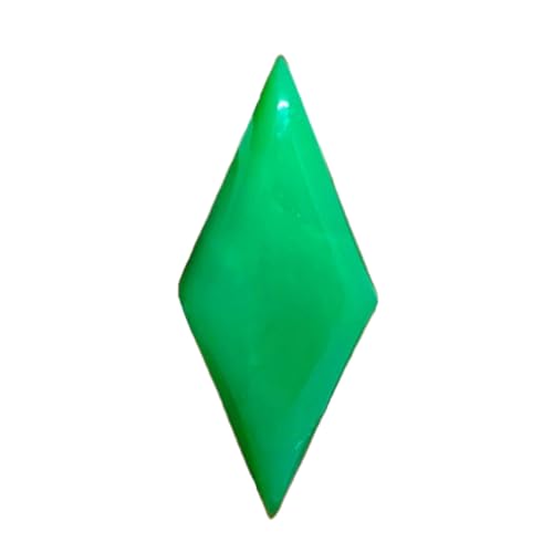 Chrysoprase naturelle cerf-volant 44x18x8mm pour création de bijoux