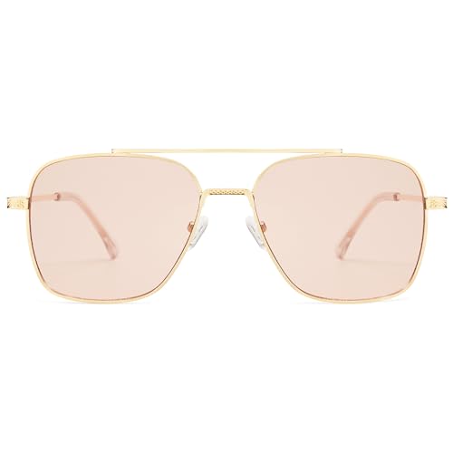 SOJOS Aviator Sunglasses for Men WomensTrendy Designer Shades SJ1232