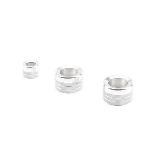 Boutons de volume BMW X5 X6 E70 E71 bague de garniture audio de climatisation noire
