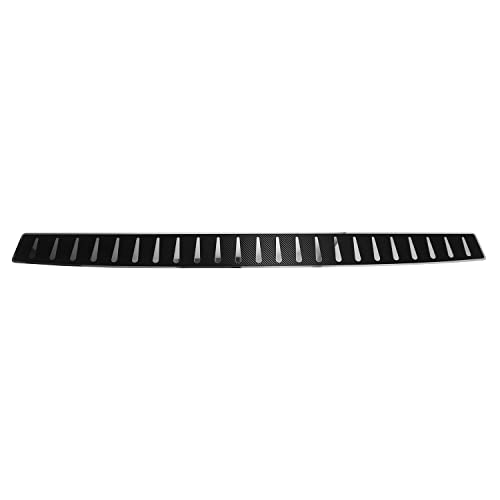 Protection Seuil de Pare-Chocs arrière - Compatible avec Mercedes Vito W447 2014-2022 - Couverture de Seuil de Coffre - Bande Seuil de Chargement - Style élégant - en Fibre de Carbone Chromé Cover