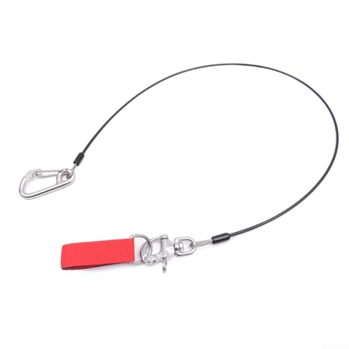 Cuerda de apnea con componentes de acero inoxidable, ideal para exploración submarina (pulsera de 1 pulgada)