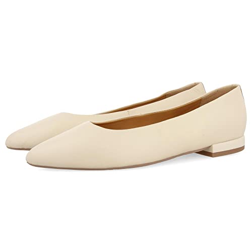 Ballerines Noires en Peau GIOSEPPO Bout Pointu - Idéales pour le Bureau et Sorties