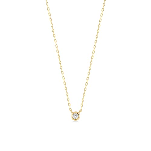 Gelin 0.05 Carat Bezel Necklace