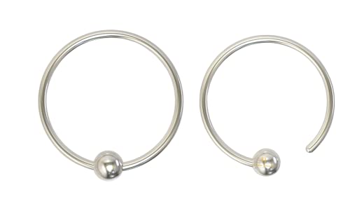 SJ Shubham 925 sterling silver tiny hoop nose ring — best premium nose ring for women