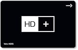 HD+ Karte für Satelliten-TV | 12 Monate HD+ Sender-Paket | Verlängerung für HD+ Modul oder Receiver | 25 Private HD-Sender, 3 UHD-Sender, 70 frei empfangbare Programme | Keine Registrierung, kein ABO