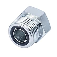 Image of 5 /8 inch ORFS Cap & Plug Kit - Dash #10 | Hydraulic Hose, Tube & Pipe Fitting | Steel O-Ring Face Seal Hydraulic Cap & Plug Set | Leak-Free ORFS Caps & Plugs