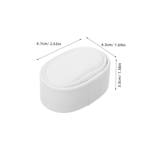 CTIRCHIU 5個ミニ時計枕 自動的に置き換え可能なコンパクト枕 カーボンファイバー製カバー付き時計ディスプレイ用ジュエリーボックスホルダ