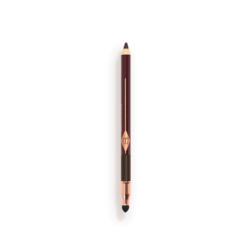 Charlotte Tilbury Rock 'N' Kohl Eyeliner Pencil - Waterproof Eyeliner with a Precision Smudger Tip - Infused with an Enhanced Kajal Formula for Sultry, Smokey Eyes - Barbarella Brown