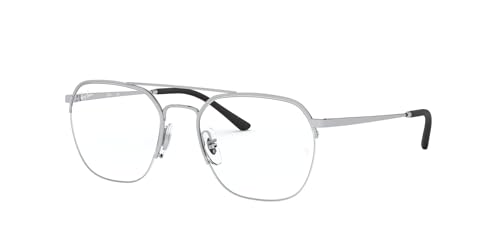 Image of Ray-Ban Unisex Clear Lens Square Frames - 0RX6444