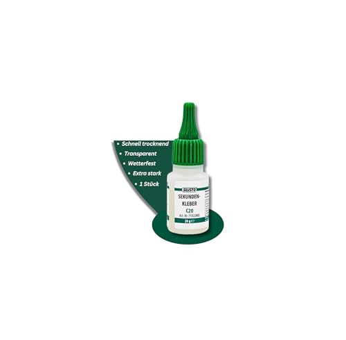 Silisto 01-71022 Sekundenkleber 1x20g Transparent