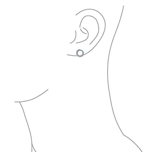 Boucles d'oreilles clous argent et or rose anti-ternissement pour mariée