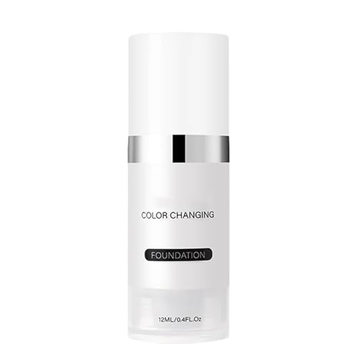 Base De Maquillaje Cambiante De Color Para Mujer | Corrector Facial Hidratante | Base Líquida Hidratante Y Ligera Para Mujeres Con Piel Seca Grasa O Sensible Para Gimnasio Viajes O Citas