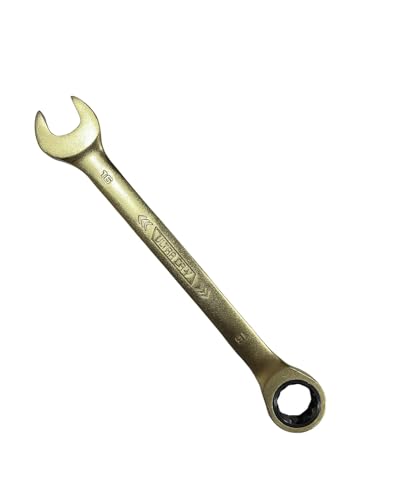Image of TUQO PUMPKIN Combination Ratchet Spanner /Wrench |Chrome Vanadium Steel |Heavy-Duty |Professional Series |Open-End & Ratcheting Design for Precision & Durability |Ideal for Auto & Mechanical Work,12mm
