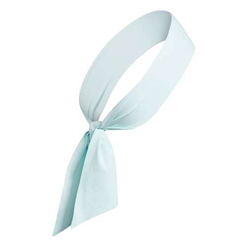 Image of adidas Alphaskin Tie Headband, Halo Mint Green /Mint Tone Green, One Size