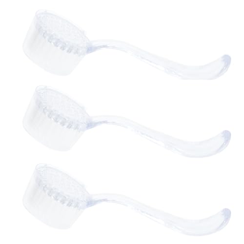 Yulaexie 3 Pck Hamster Bath Brush Massage Combs, Reptile Cleaning Supplie for Hedgehog Turtle