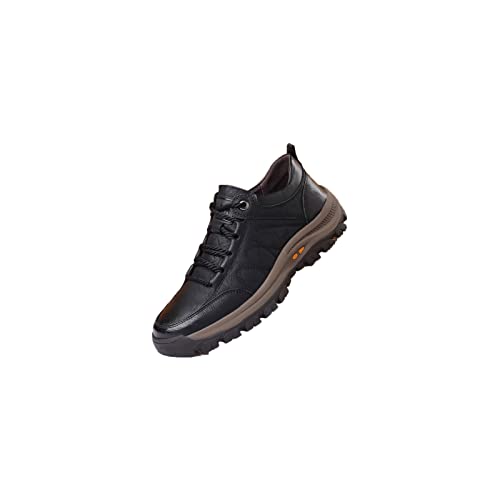 CHDWEY Zapatos Oxford para Hombre Zapatos de Cuero Informales de otoño para Hombre, Zapatos Deportivos Informales para Hombre, Zapatos de Negocios al Aire Libre, Zapatos de Trabajo para Conducir para