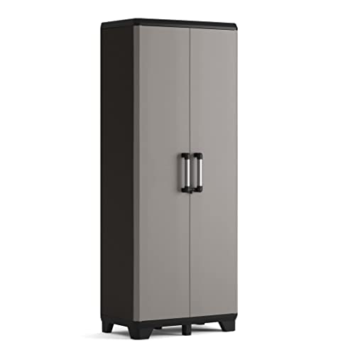 Keter Armoire de Rangement avec étagères Pro Noir et Gris