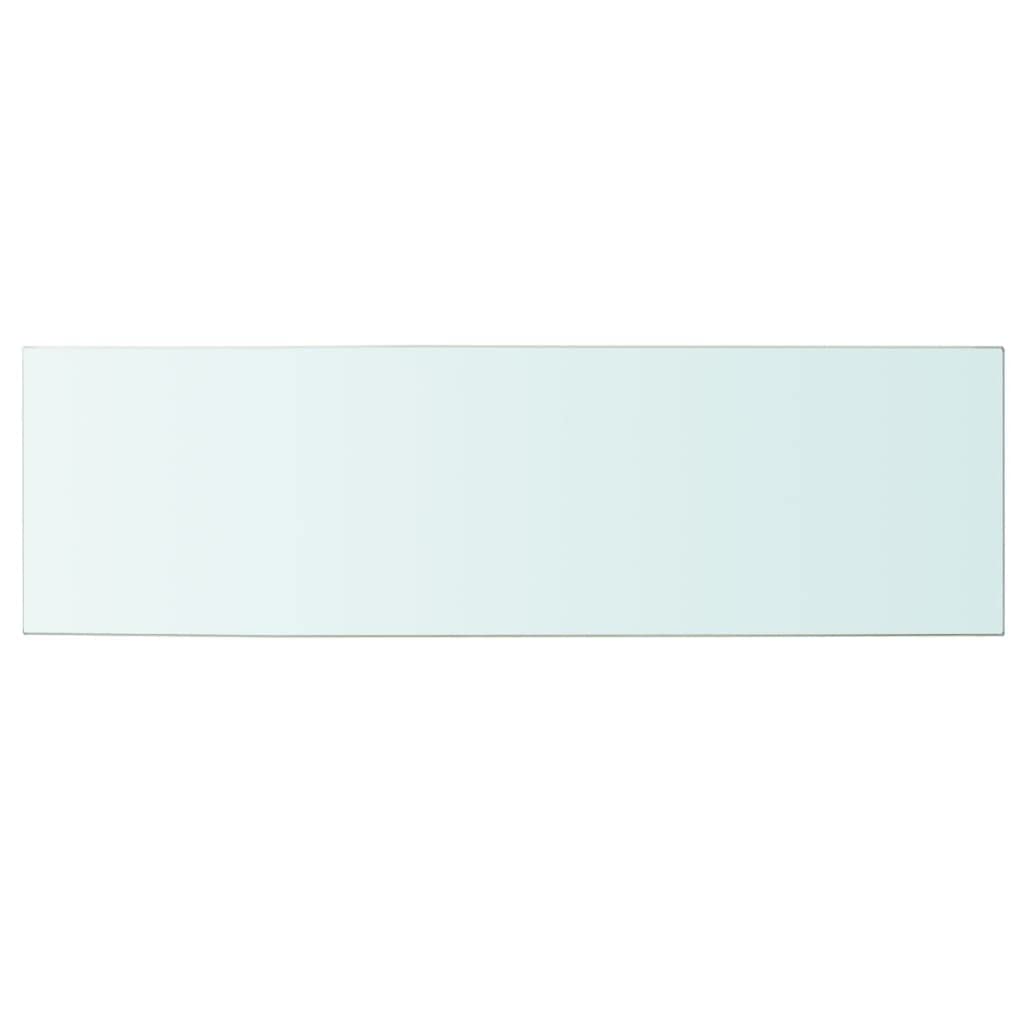 100 x 30 cm przezroczysta szklana półka dekoracyjna do łazienki, biura