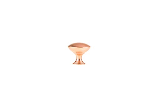 Image of Richelieu Hardware BP904125CHBRZ Copperfield Collection 1-inch (25 mm) Champagne Bronze Functional Cabinet and Drawer Mushroom Knob for Kitchen, Bathroom, and Furniture