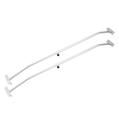 BITUXX 2er Set Anhänger Planenbügel Alu für Flachplanen PKW Anhänger Verstellbar 100-145 cm