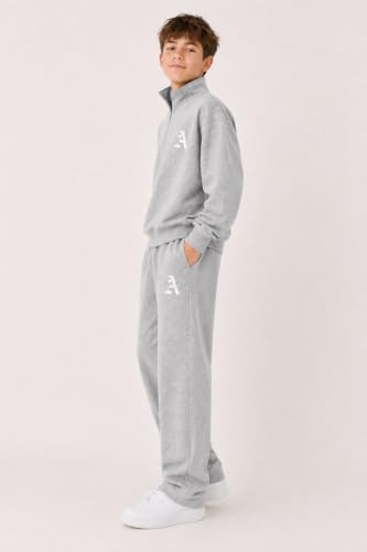 Image of Cakaner Boys Color Block Button Down Shirt and Jogger Pants Button Up Sweatsuits Sets (Size: 5-12T)