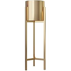 Maceteros De Pie Dorados Soporte De Maceta De Hierro para Interiores Dorado, Soporte De Exhibición De Plantas para El Hogar De Pie Ligero, Estante De Decoración para Sala De Estar,60cm