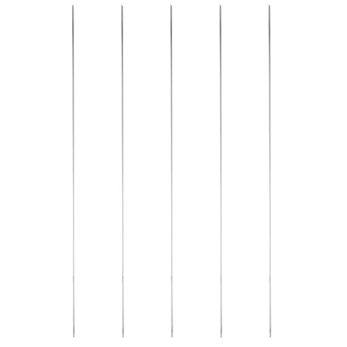 minkissy 5pcs Stainless Steel Worm Baiting Needles Fishing Rigging Tool