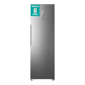 Hisense Hi3 Fridge Freestanding Kitchen Fit 372L RL3K370SAIE, Total No Frost 59.5x185.6x60cm, Metal-Tech Cooling, E Rated, Silver