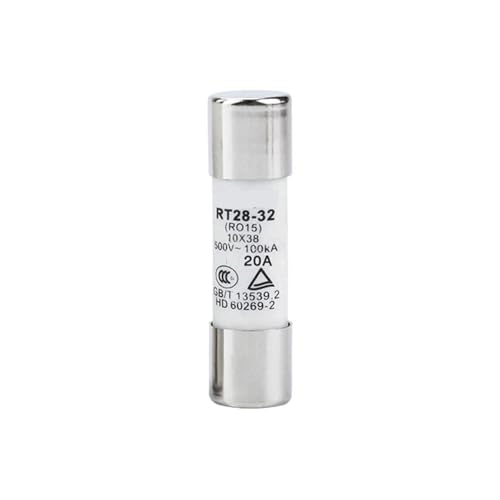 Fusible de tapa cilíndrica RT28-32 RO15 de 20A para renovación de cuadros eléctricos