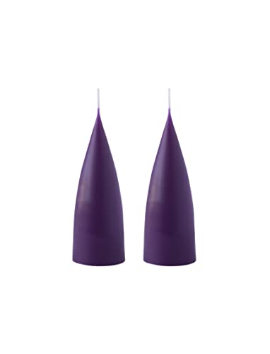 Bougies en forme de cône Kunstindustrien lot de 2 pièces