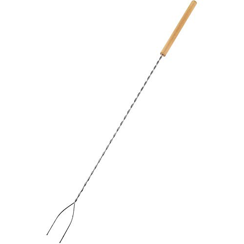 Messinger's Crafts Hot Dog Roasting Stick Extra Long 45 inch Galvanized Steel