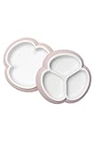BabyBjörn Baby Plate Set, 2 Pack, Powder Pink