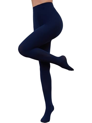 Image of Women's Tights 80D Ultra Soft Semi Opaque High Waist Pantyhose | Super soft microfiber women's tights are skin-friendly, breathable, stretchy, durable, well-fitted and stay in place