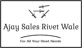 Aluminium Blind Rivet - Pop Rivets for Car/Bike number plates, metal sheets and more (100 Rivets)