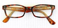 Foster Grant "CHANNING" +2.50 Brown Tortoise Plastic Frame Reading Glasses with Spring Hinges -H25-+ + FREE BONUS MICRO-SUEDE CLEANING CLOTH