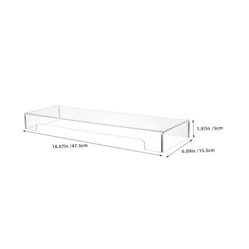Protector para teclado de escritorio de acrílico transparente para agua 3