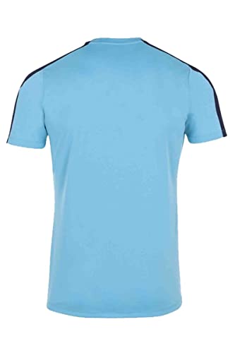 Joma Hombre Camiseta Juego Manga Corta, Turquesa Flúor Marino, M
