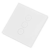 3‑Way Smart WiFi Switch, Voice Control Type 86 Household Phone Control WiFi Switch Compatible with...