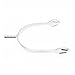QualiTime English Bumper Spurs - Stainless Steel Equestrian Spurs Round Spurs for Mens, 1 Pair., Silver