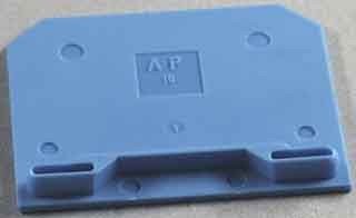 Plaque de fermeture AP-PA SAK 16 bleu Weidmuller pour borne de passage