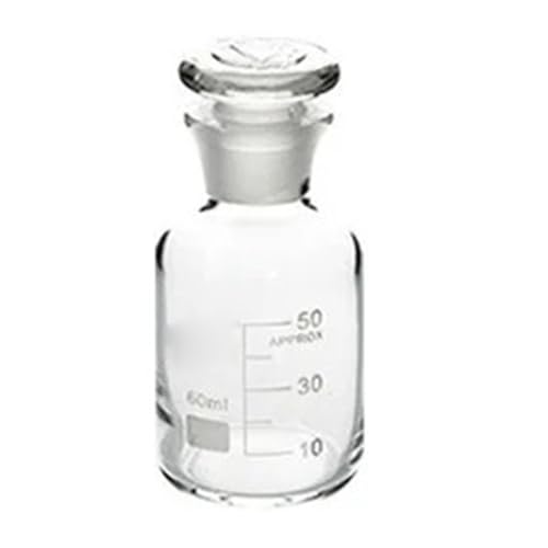 Bouteille de réactif de laboratoire en verre borosilicate à col étroit