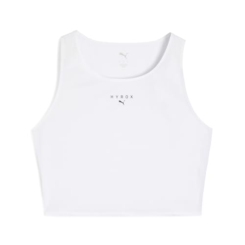 PUMA Womens Hyrox Ultraspun Crew Neck Crop Tank Casual - White