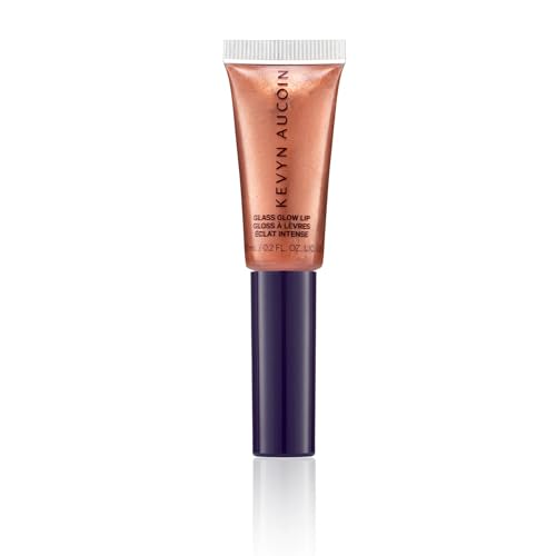 Kevyn Aucoin Glass Glow Lip, Prism Rose: Multi-purpose lip gloss highlighter. 3D reflective glaze, comfortable wearing, non-sticky. Moisturize, protect, lock in shine. Makeup artist go to.