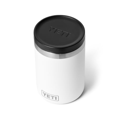 Image of YETI Rambler 16 oz Food Jar, Vacuum Insulated, Stainless Steel, With Airtight Lid, White